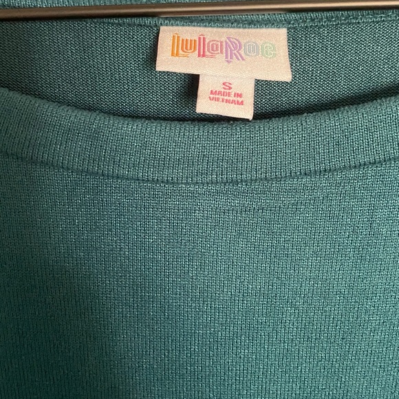 LuLaRoe Simply Comfortable Blue Long-sleeve Top Size S - Picture 2 of 5